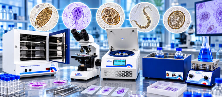 Capa – Equipamentos para Laboratório de Parasitologia