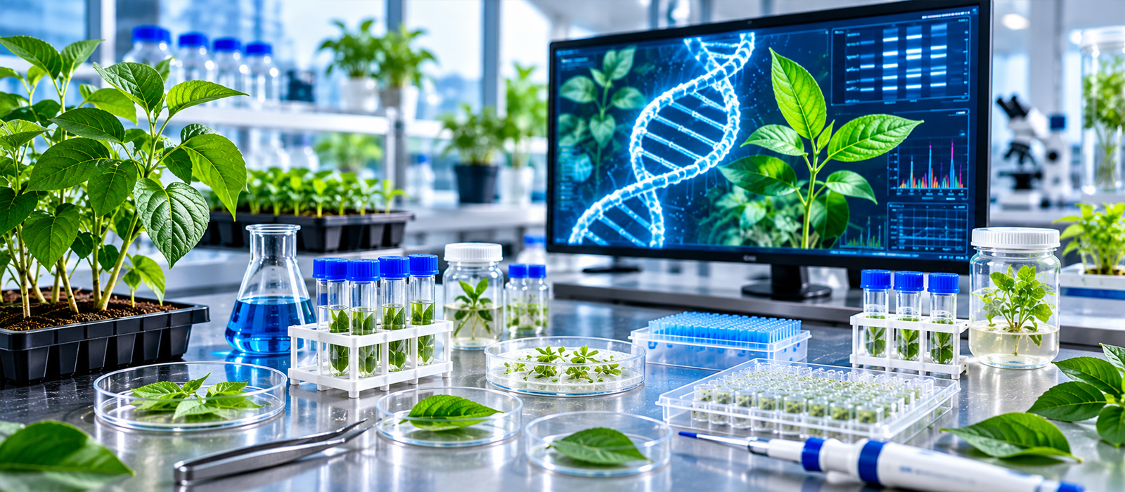 Capa – Laboratório de Genética de Plantas e Engenharia Genética