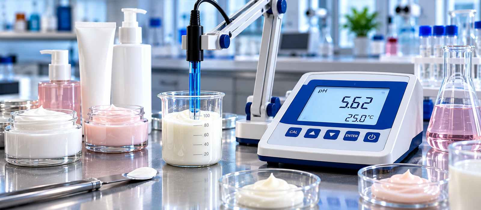 Capa – Medir pH de Cremes e Loções com pHmetro de Bancada