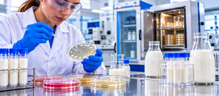 Capa – Análise Microbiológica de Leite