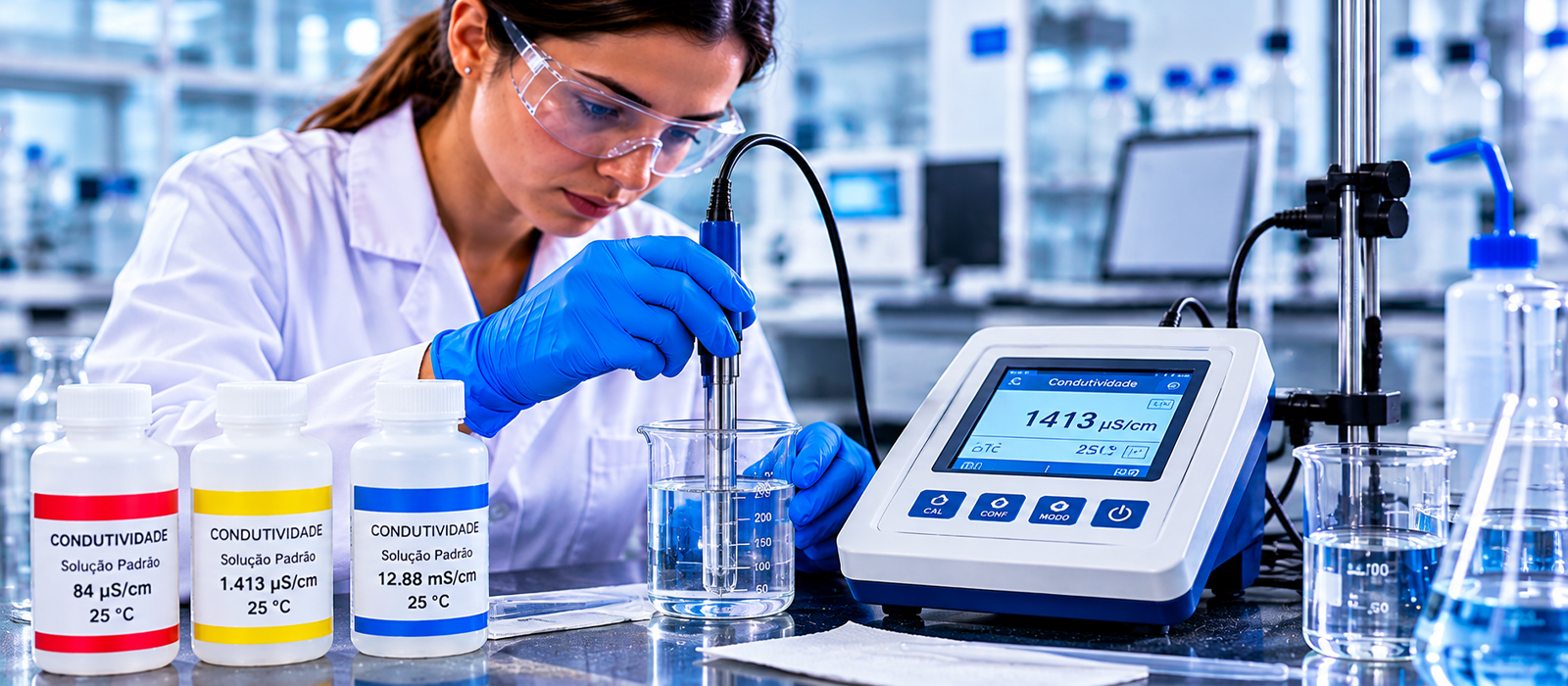 Capa – Calibração de Condutivímetro no Laboratório