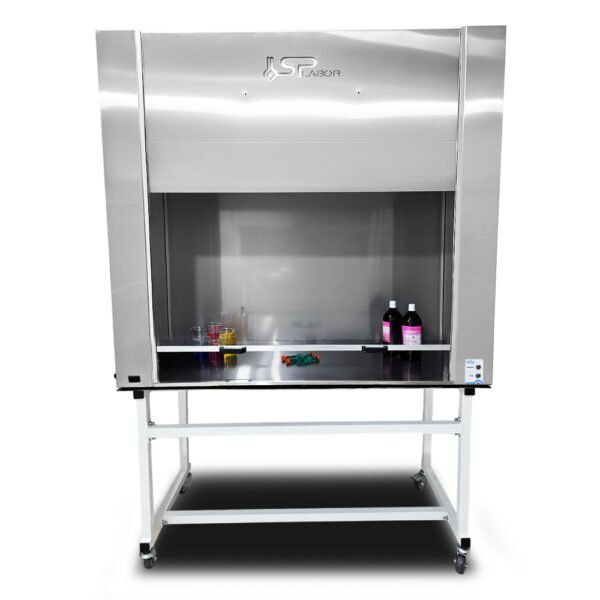 Capela de Exaustão de Gases em Aço Inox com Porta de Vidro - Dimensões Externas (LxPxA) 150 x 56,5 x 102 cm (GRANDE) - Modelo SP-150N-I - SPLABOR - Imagem 5