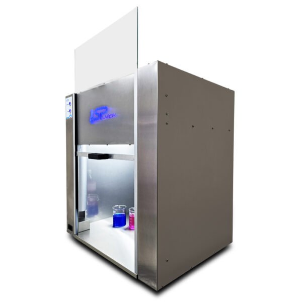 Capela de Exaustão de Gases em Aço Inox com Porta de Vidro - Dimensões Externas (LxPxA) 65 x 50,1 x 75,4 cm (MINI) - Capacidade de Exaustão 550 m³/min - Modelo SP-60N-I - SPLABOR - Imagem 6