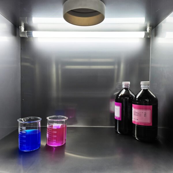 Capela de Exaustão de Gases em Aço Inox com Porta de Vidro - Dimensões Externas (LxPxA) 65 x 50,1 x 75,4 cm (MINI) - Capacidade de Exaustão 550 m³/min - Modelo SP-60N-I - SPLABOR - Imagem 12