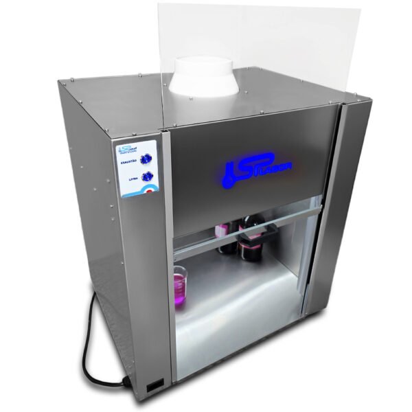 Capela de Exaustão de Gases em Aço Inox com Porta de Vidro - Dimensões Externas (LxPxA) 65 x 50,1 x 75,4 cm (MINI) - Capacidade de Exaustão 550 m³/min - Modelo SP-60N-I - SPLABOR