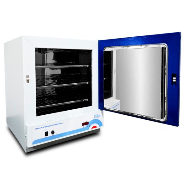 Estufa de Secagem e Esterilização com Interior em Aço Inox – Digital – Temperatura +5°C a 250°C – 1 Porta – Modelo SP-100-I – SPLABOR - Imagem 5