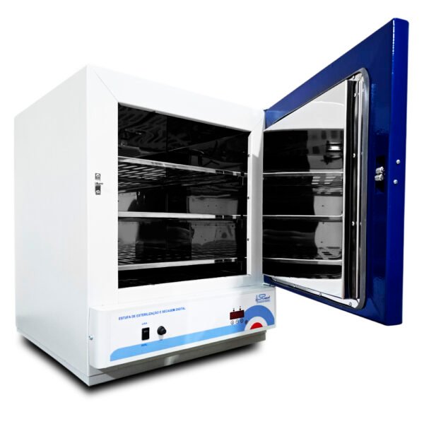Estufa de Secagem e Esterilização com Interior em Aço Inox – Digital – Temperatura +5°C a 250°C – 1 Porta – Modelo SP-100-I – SPLABOR - Imagem 10