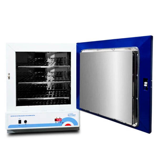 Estufa de Secagem e Esterilização com Interior em Aço Inox – Digital – Temperatura +5°C a 250°C – 1 Porta – Modelo SP-100-I – SPLABOR - Imagem 7