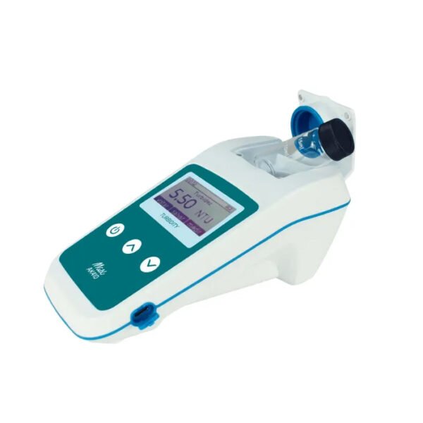 Turbidímetro Digital - Turbidez Max - Faixa de medição 0 a 1000 NTU - Resolução 0.01NTU (0 a 9.99 NTU) / 0.1NTU (10.0 a 99.9NTU) / 1NTU (100 a 1000 NTU) - Com Soluções e Maleta - Modelo AK-410 - Imagem 3