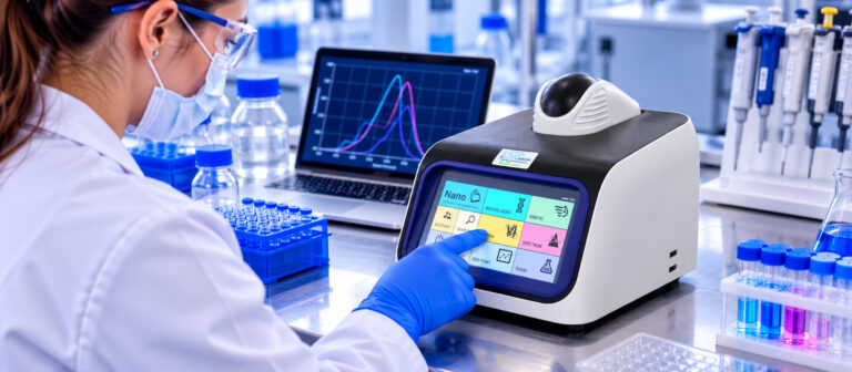 Capa – Nanoespectrofotômetro