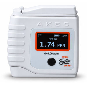 Medidor de Ferro Portátil - Faixa de Medição 0.00 a 4.00 ppm - Modelo AK46 - AKSO