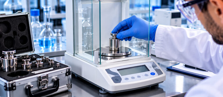 balança de laboratório