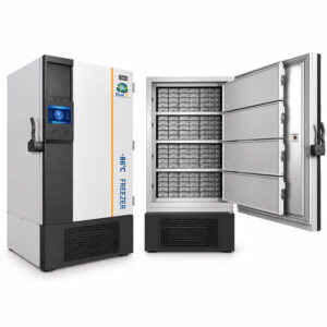 Ultra Freezer - Com Touch Screen e Resfriamento Duplo - Faixa de Temperatura -40°C a -86°C - Capacidade 860 Litros - Modelo MD-86L860BS - MIDEA BIOMEDICAL