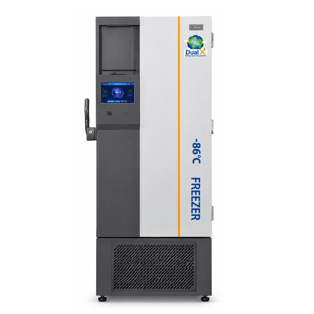 Ultra Freezer com Touch Screen 2 Ultra Freezer - Com Touch Screen e Resfriamento Duplo - Faixa de Temperatura -40°C a -86°C - Capacidade 580 Litros - Modelo MD-86L580BS - MIDEA BIOMEDICAL - Imagem 2