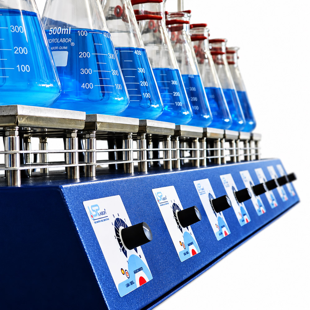 Bateria de Sebelin 8 Provas 11 Bateria de Sebelin - Controle de Temperatura Analógico 15°C acima da ambiente até 280°C - Capacidade 8 Provas - Modelo SP-145/8 - SPLABOR - Imagem 16