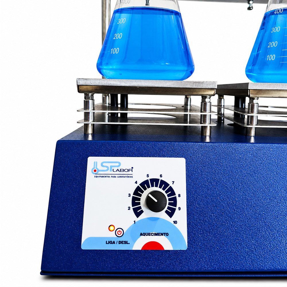 Bateria de Sebelin 8 Provas 15 Bateria de Sebelin - Controle de Temperatura Analógico 15°C acima da ambiente até 280°C - Capacidade 8 Provas - Modelo SP-145/8 - SPLABOR - Imagem 17