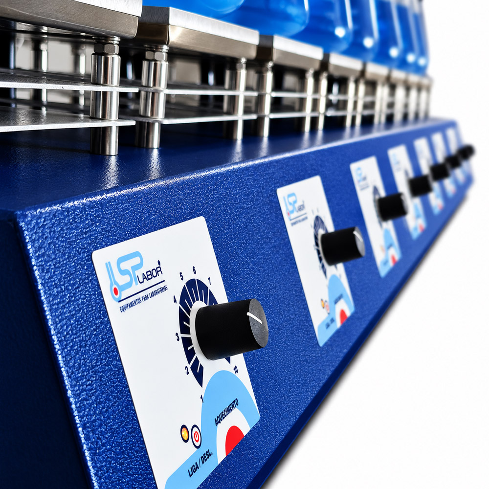 Bateria de Sebelin 8 Provas 21 Bateria de Sebelin - Controle de Temperatura Analógico 15°C acima da ambiente até 280°C - Capacidade 8 Provas - Modelo SP-145/8 - SPLABOR - Imagem 19