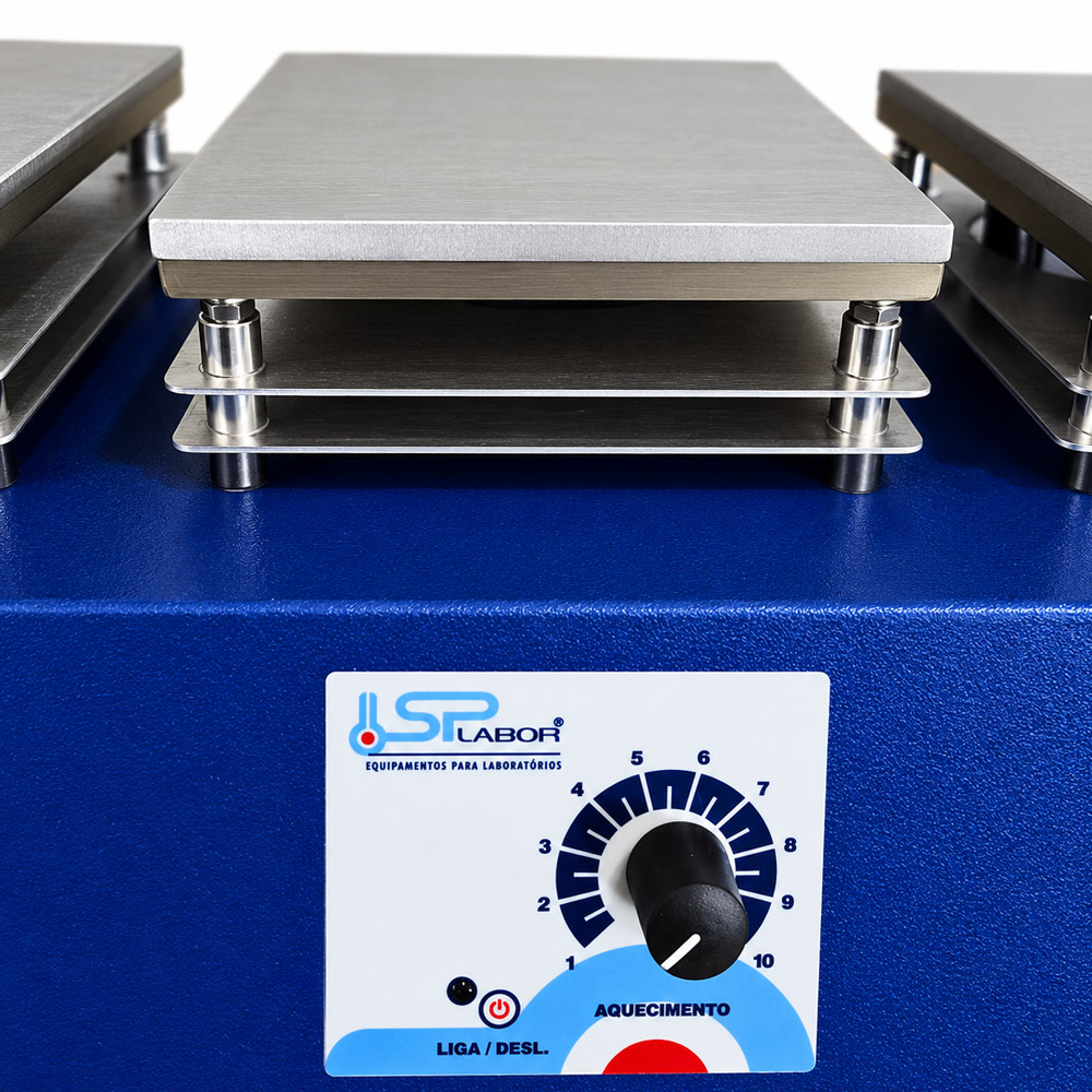 Bateria de Sebelin 8 Provas 25 Bateria de Sebelin - Controle de Temperatura Analógico 15°C acima da ambiente até 280°C - Capacidade 8 Provas - Modelo SP-145/8 - SPLABOR - Imagem 18
