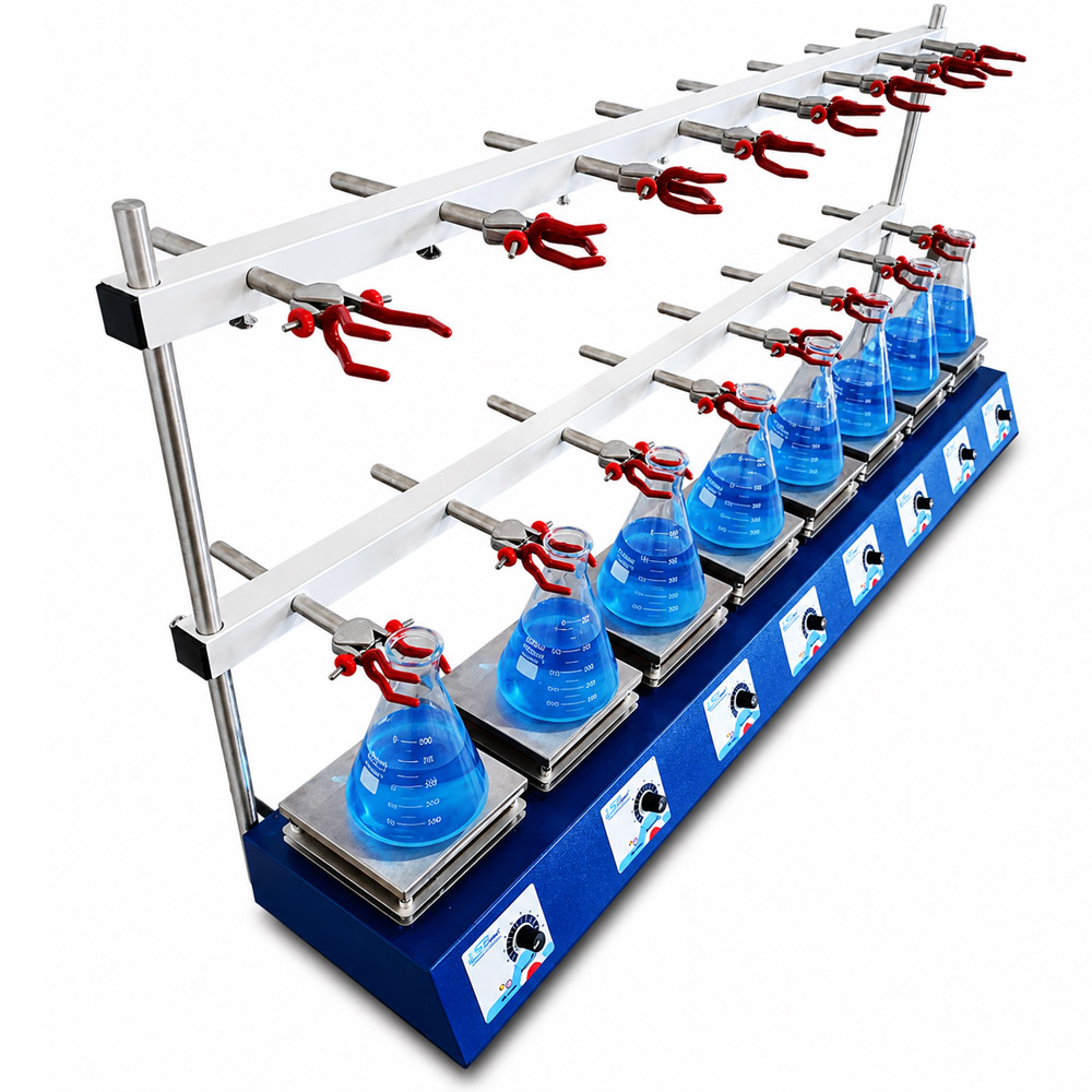 Bateria de Sebelin 8 Provas 7 Bateria de Sebelin - Controle de Temperatura Analógico 15°C acima da ambiente até 280°C - Capacidade 8 Provas - Modelo SP-145/8 - SPLABOR - Imagem 9
