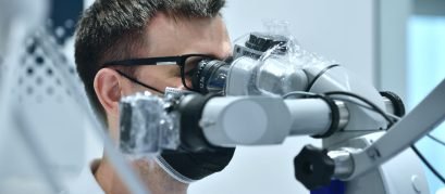 microscopio binocular com camera